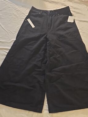Marc Jacobs Black Wide-Leg Chinos